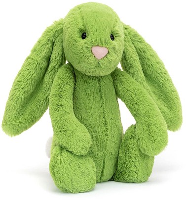 Retired Jellycat at Corfe Bears - BASHFUL BUNNY APPLE MEDIUM / ORIGINAL 31CM