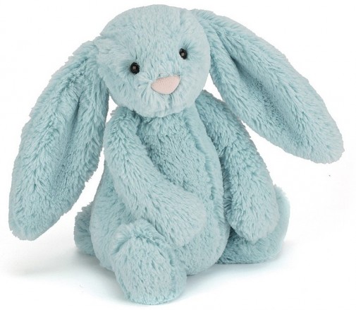 Retired Jellycat at Corfe Bears - BASHFUL BUNNY AQUA 31CM