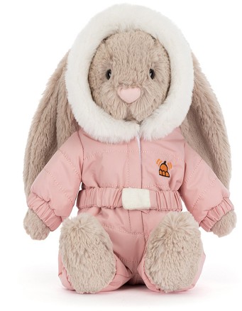 Jellycat Christmas - BASHFUL BUNNY 'SNOW SUIT' 31CM