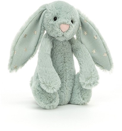 Retired Jellycat at Corfe Bears - BASHFUL BUNNY SPARKLET SMALL 18CM