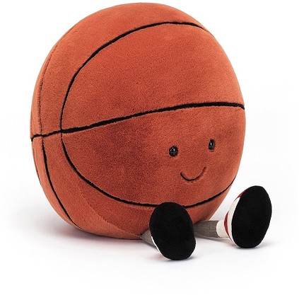Retired Jellycat at Corfe Bears - AMUSEABLE SPORTS BASKETBALL 25CM