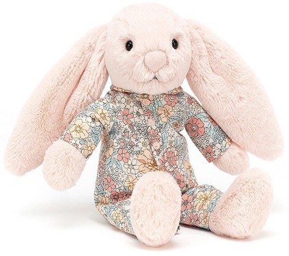 Retired Jellycat at Corfe Bears - BEDTIME BLOSSOM BUNNY SMALL 23CM