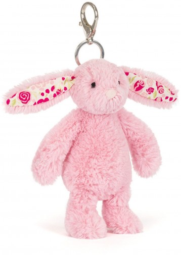 Jellycat Bag Charms & Accessories - BLUSHKIN BLOSSOM BUNNY BAG CHARM 18CM