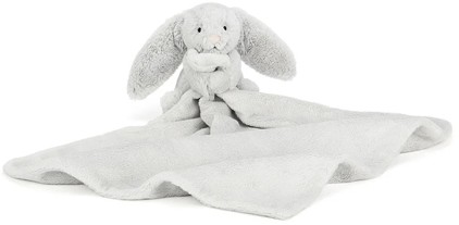 Jellycat Bunnies - BASHFUL BUNNY SOOTHER SILVER 34CM