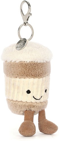 Jellycat Bag Charms - AMUSEABLE COFFEE-TO-GO BAG CHARM 16CM