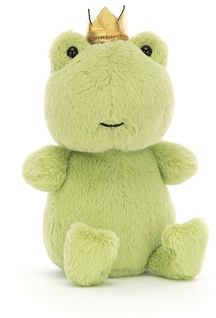 Retired Jellycat at Corfe Bears - CROWNING CROAKER FROG GREEN 12CM