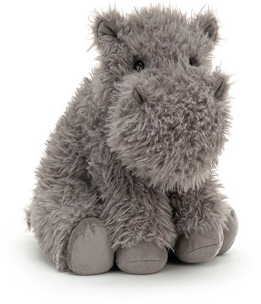 Retired Jellycat at Corfe Bears - CURVIE HIPPO 24CM