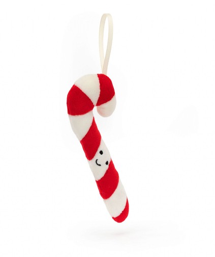 Retired Jellycat at Corfe Bears - FESTIVE FOLLY CANDY CANE 13CM