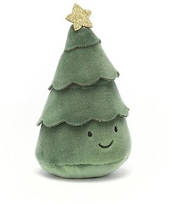 Retired Jellycat at Corfe Bears - FESTIVE FOLLY CHRISTMAS TREE 10CM