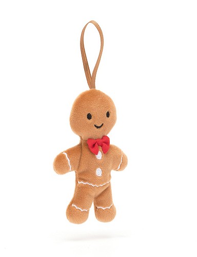 Jellycat Amuseables - HANGING GINGERBREAD MAN FRED 10CM