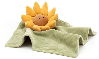 Retired Jellycat at Corfe Bears - FLEURY SUNFLOWER SOOTHER/COMFORTER 34CM
