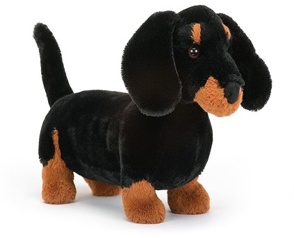 Jellycat Animals - FREDDIE SAUSAGE DOG LARGE 17CM