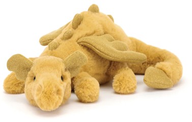 Jellycat Animals - GOLDEN DRAGON LITTLE 26CM