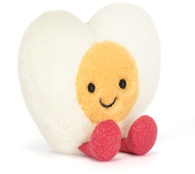 Jellycat Seasonal - AMUSEABLES HEART BOILED EGG 12CM