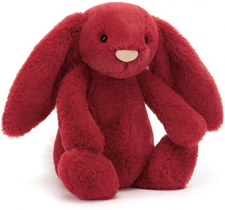 Jellycat Christmas - BASHFUL LUXE BUNNY SCARLETT ORIGINAL 31CM