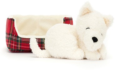 Retired Jellycat at Corfe Bears - NAPPING NIPPER WESTIE 15CM
