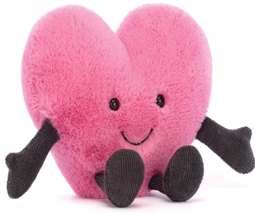 Jellycat Amuseables - AMUSEABLE HOT PINK HEART LITTLE (HANDS) 11CM