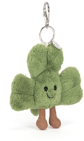 Jellycat Bag Charms & Accessories - AMUSEABLES SIOFRA SHAMROCK BAG CHARM 16CM