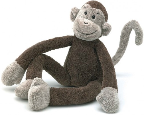 Retired Jellycat at Corfe Bears - SLACKAJACK MONKEY 48CM