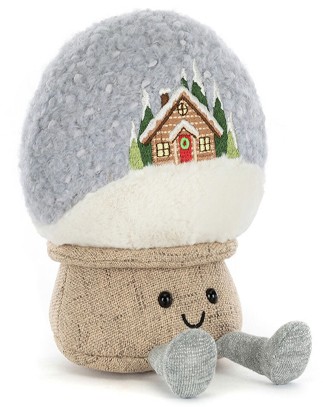 Jellycat Christmas - AMUSEABLES SNOW GLOBE 20CM