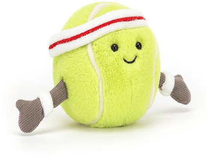 Retired Jellycat at Corfe Bears - AMUSEABLE SPORTS TENNIS BALL 9CM