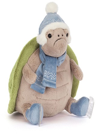 Jellycat Christmas - TIMMY TURTLE 'SKATING' 28CM