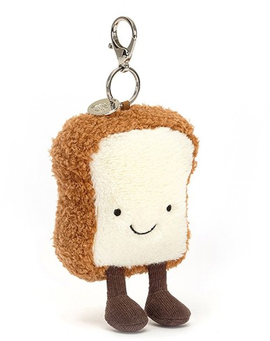 Jellycat Bag Charms - AMUSEABLE TOAST BAG CHARM 19CM