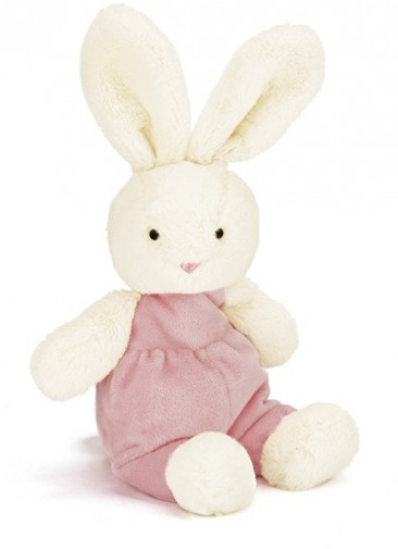 Retired Jellycat at Corfe Bears - VELVET BABY BUNNY PINK 23CM