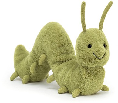 Retired Jellycat at Corfe Bears - WRIGGIDIG CATERPILLAR 20CM