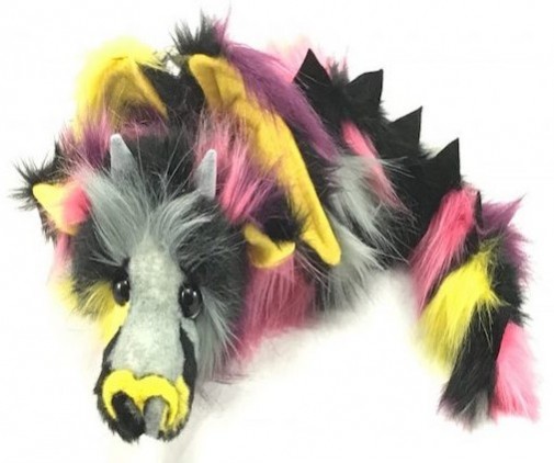 Retired Kaycee Bears - HARLEQUIN DRAGON 21"