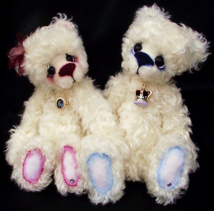 Retired Kaycee Bears - ROYAL WEDDING TEDDY BEARS