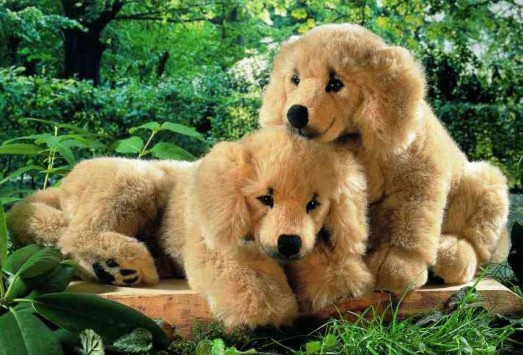 golden retriever soft toy uk