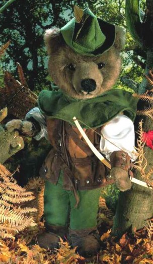 Retired Kosen Animals - ROBIN HOOD BEAR 40CM