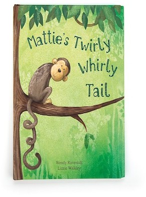 Retired Jellycat at Corfe Bears - BOOK - MATTIE'S TWIRLY WHIRLY TAIL