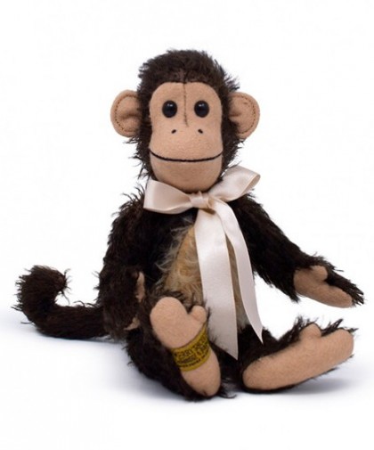 Mohair Animals - MERRYTHOUGHT MILO MONKEY 9"