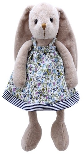 Retired Bears and Animals - MRS RABBIT BLUE 34CM