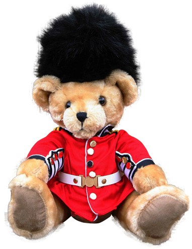 Retired Bears and Animals - WELSH GUARDSMAN TEDDY BEAR 34CM