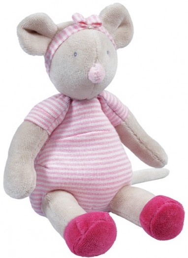 Retired Bears and Animals - LILA MOUSE RATTLE 15CM