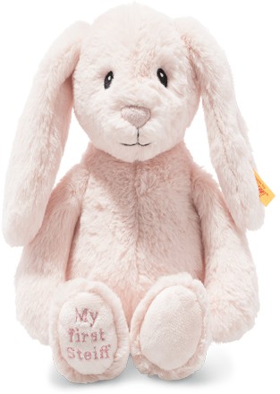 Retired Steiff Bears - MY FIRST STEIFF HOPPIE RABBIT PINK 26CM