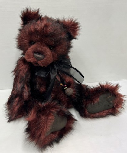 Pre-Loved - Charlie Bears - PRE-LOVED: CHARLIE BEARS MERLOT 19"