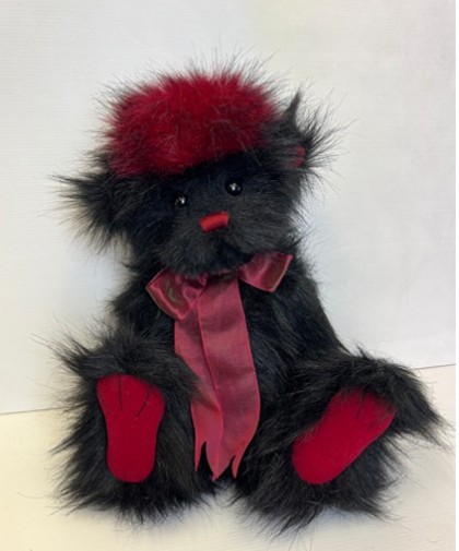 Pre-Loved - Charlie Bears - PRE-LOVED: CHARLIE BEARS RED LIQUORICE 15"