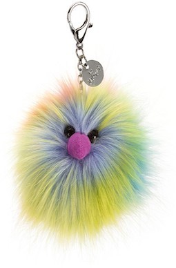 Retired Jellycat at Corfe Bears - RAINBOW BAG CHARM 7CM