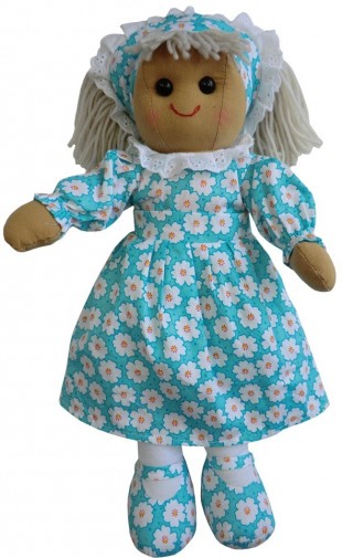 Retired Bears and Animals - RAG DOLL WITH DAISY DRESS 40CM