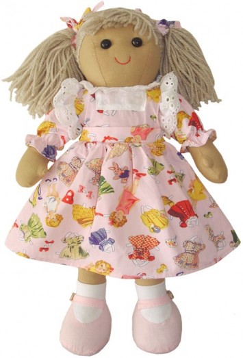 Retired Bears and Animals - RAG DOLL WITH DOLLY DRESS 40CM