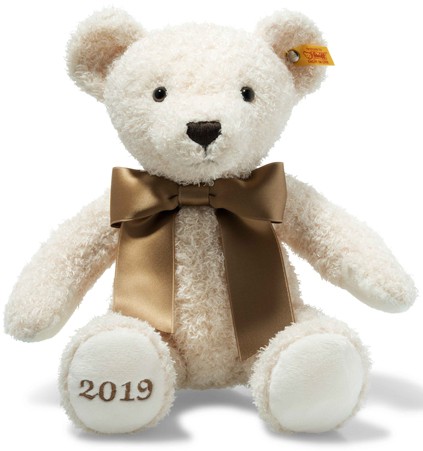 Retired Steiff Bears - COSY YEAR BEAR 2019 34CM