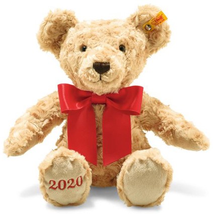 Retired Steiff Bears - COSY YEAR BEAR 2020 34CM