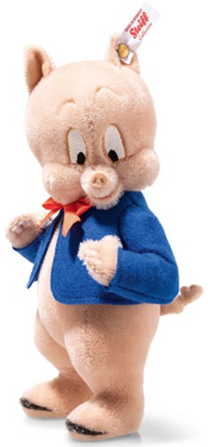 Retired Steiff Bears - PORKY PIG 23CM