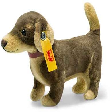 Retired Steiff Bears - WALDO DACHSHUND 13CM