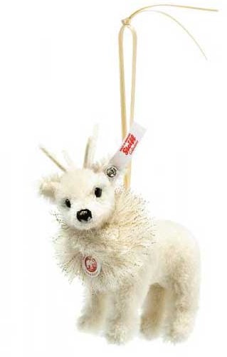 Retired Steiff Bears - WINTER REINDEER ORNAMENT 12CM