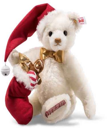 Retired Steiff Bears - SWEET SANTA MUSICAL 27CM